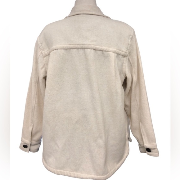 Free Assembly Women's Wool Blend Shirt Jacket - Picture 7 of 11